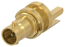 TE CONNECTIVITY 2510955-1 RF / Coaxial Connector, HD BNC Coaxial, Right Angle Bulkhead Jack, Edge, 75 ohm, Beryllium Copper