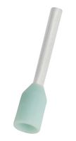 MULTICOMP PRO MP016677 Wire Ferrule, Single Wire, 22 AWG, 0.34 mm², 8 mm, Turquoise