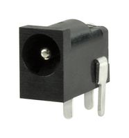 SAME SKY PJ-007 DC Power Connector, Jack, 2 A, 1.3 mm, 11.4 mm, PCB Mount, Through Hole Right Angle