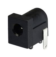 SAME SKY PJ-035DH DC Power Connector, Jack, 3.5 A, 1.3 mm, 14 mm, PCB Mount, Through Hole Right Angle