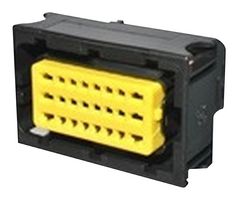 APTIV / DELPHI 10776496 Automotive Connector Housing, Black, Mixed SICMA-3 1.5/2.8 Series, Receptacle, 24 Ways