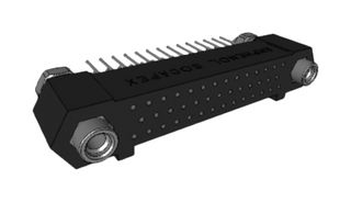 AMPHENOL SOCAPEX HDASE041YD-105LF Pin Header, Board-to-Board, 1.905 mm, 3 Rows, 41 Contacts, HDAS Series