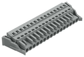 WAGO 231-116/037-000 Pluggable Terminal Block, Female, 5 mm, 16 Ways, 28 AWG, 12 AWG, 2.5 mm², Clamp