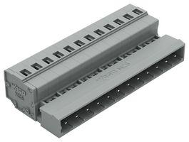 WAGO 231-612 Pluggable Terminal Block, Male, 5 mm, 12 Ways, 28 AWG, 12 AWG, 2.5 mm², Clamp