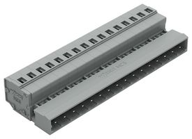 WAGO 231-616 Pluggable Terminal Block, Male, 5 mm, 16 Ways, 28 AWG, 12 AWG, 2.5 mm², Clamp