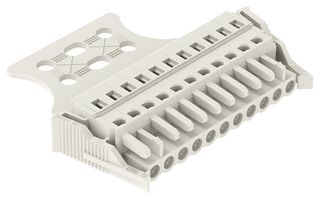 WAGO 721-116/037-000 Pluggable Terminal Block, 5 mm, 16 Ways, 28 AWG, 12 AWG, 2.5 mm², Clamp