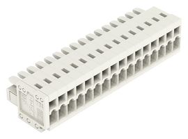 WAGO 734-116 Pluggable Terminal Block, 3.5 mm, 16 Ways, 28 AWG, 14 AWG, 1.5 mm², Clamp