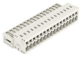 WAGO 734-316 Pluggable Terminal Block, 3.5 mm, 16 Ways, 28 AWG, 14 AWG, 1.5 mm², Clamp