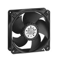EBM-PAPST 9293510501 DC Axial Fan, 12 V, Square, 119 mm, 38 mm, Ball Bearing, 120 CFM