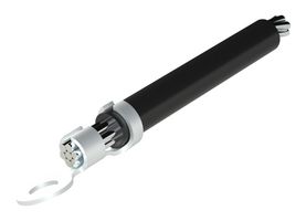 MULTICOMP PRO MP016788 Cable Assembly, 4.3mm ID, 18 AWG, Ring Tongue Terminal to Free End, 1.64 ft, 500 mm, Black
