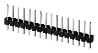 SAME SKY SSK01-MPH-254-A16 Pin Header, Board-to-Board, Wire-to-Board, 2.54 mm, 1 Rows, 16 Contacts, Through Hole Straight