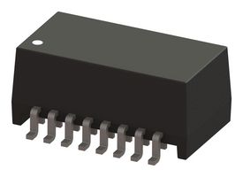 MULTICOMP PRO MP11FB-09VNL Ethernet & LAN Transformer, 10/100 Base-T, 1 Port, 1:1, 350 µH, 1.65 kV, Surface Mount