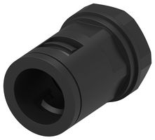 TE CONNECTIVITY 2500401-6 Conduit Connector, 28.5mm Size, M25 x 1.5, Straight, Nylon 6 (Polyamide 6), Black, 48.7 mm, IP66