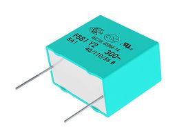 KEMET F881AK472M300L Safety Capacitor, Metallized PP, Radial Box - 2 Pin, 4700 pF, ± 20%, Y2, Through Hole