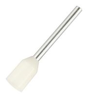 MULTICOMP PRO MP016956 Wire Ferrule, Single Wire, 20 AWG, 0.5 mm², 12 mm, White