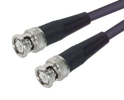 L-COM CC58C-7.5 RF / Coaxial Cable Assembly, 7.5 ft, 2.28 m, RG58C/U, BNC Plug, BNC Plug, 50 ohm