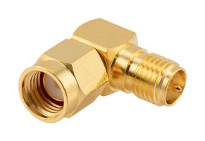 L-COM LCAD30036 RF / Coaxial Adapter, SMA RP, Plug, SMA RP, Jack, Right Angle Adapter, 50 ohm