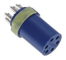 AMPHENOL INDUSTRIAL 97-14S-6S(431) Circular Connector Insert, 97 Series, 6 Contacts, Socket, Solder, Silver Plated Contacts
