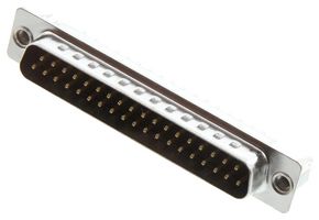 AMPHENOL COMMUNICATIONS SOLUTIONS L717SDCH37POL2RM5 D Sub Connector, Standard, Plug, SD Series, 37 Contacts, DC, Solder