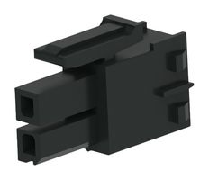 AMPHENOL COMMUNICATIONS SOLUTIONS 10174854-02BLF Heavy Duty Connector Base, 2 Position, 5.7mm Pitch, Minitek Pwr 5.7 Series, Cable Mount