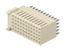 AMPHENOL COMMUNICATIONS SOLUTIONS HM2S03PE5101N9LF Connector, FCI Millipacs Series, 55 Contacts, 2 mm, Receptacle, Press Fit, 5 Rows