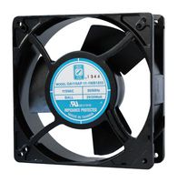 ORION FANS OA119AP-11-1WB AC Axial Fan, 115V, Square, 127 mm, 38.5 mm, Ball Bearing, 130 CFM