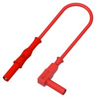CAL TEST ELECTRONICS CT2176-200-2 Banana Test Lead, 4mm Sheathed Banana Plug, Shrouded