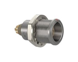 LEMO EGA.0B.305.CLL Circular Connector, Standard Circular Connector, 0B Series, Panel Mount Receptacle, 5 Contacts