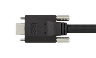 3M 1U30P-TC2-SA1-400 Computer Cable, USB Type C Plug, USB Type A Plug, 13.1 ft, 4 m, Black, 1U30P-TC Series
