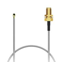 GCT CAB468RF-0075-A-1 RF / Coaxial Cable Assembly, 2.95 ", 75 mm, 1.13mm, IPEX MHFI Right Angled Plug