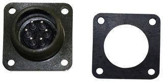 AMPHENOL LTD MS3102A-14S6P Circular Connector, MIL-DTL-5015 Series, MS3102 Series, Box Mount Receptacle, 6 Contacts
