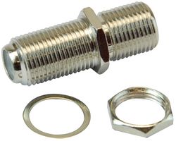 MULTICOMP PRO MC002856 RF / Coaxial Adapter, F, Jack, F, Jack, Straight Bulkhead Adapter