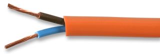 MULTICOMP PRO 3182Y-0.75MMORN100M Multicore Cable, Unscreened, 2 Core, 0.75 mm², 328 ft, 100 m