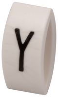MULTICOMP PRO MP015618 Wire Marker, K-Type, Carrier, Y, Black, White, 6mm, 7 mm