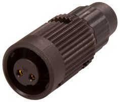 BINDER 99 0972 100 02 Circular Connector, Subminiature Circular Connector, 710 Series, Cable Mount Receptacle, 2 Contacts