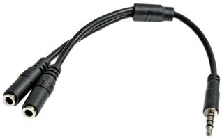 STARTECH MUYHSMFF Audio / Video Cable Assembly, 3.5mm 4 Pole Jack Plug, 3.5mm Stereo Jack Socket, x 2, 7.9 "