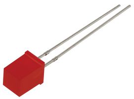 MULTICOMP PRO MP008016 LED, Super Red, Through Hole, 5mm x 5mm, 20 mA, 1.9 V, 650 nm