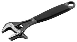 BAHCO 9072P Wrench, Adjustable, 33 mm Max Jaw Opening, 257 mm Overall, 90 Series