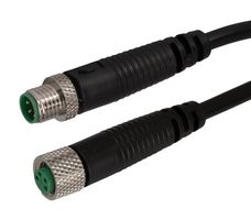 STEWART CONNECTOR BC-M8FA4AMA4010M CBL ASSY, M8 4P RCPT-RCPT, 3.3