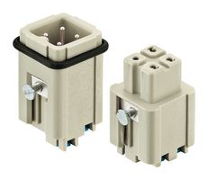 HARTING 09200032633. HAN 3A MALE INSERT WITH QUICK-LOCK