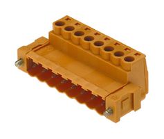 WEIDMULLER 1846270000 TERMINAL BLOCK, R/A HEADER, 8POS, 5.08MM