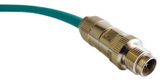 STEWART CONNECTOR BM-MAMM100M CABLE ASSY, 8P M12 PLUG-PLUG, 10M