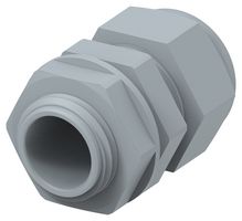 TE CONNECTIVITY - ENTRELEC 1SNG626122R0000 CABLE GLAND, NYLON 6, 6-12MM, LIGHT GRAY