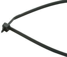 PANDUIT PLT4S-M100 CABLE TIES, 368MM L, PP, BLACK, 50LBS