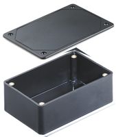 BUD INDUSTRIES CU-3286-MB ENCLOSURE, UTILITY, PLASTIC, BLACK
