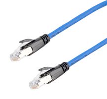 L-COM TRD626ASP-BLU-2F ENET CABLE, CAT6A, RJ45 PLUG-PLUG, 24"