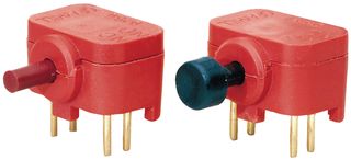 GRAYHILL 39-251 RED.. SWITCH, PUSHBUTTON, SPDT, 150mA, 220V
