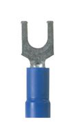 PANDUIT PV14-14F-C TERMINAL, FORK TONGUE, M6, 14AWG, BLUE