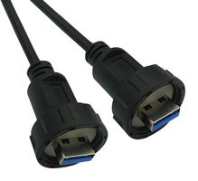 STEWART CONNECTOR 67U3AA-006-K USB CABLE, 3.0 A PLUG-A PLUG, 1.83M
