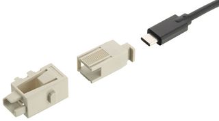 HARTING 97000000139. HAN DOMINO USB-C MALE FOR PATCH CABLE - SMALL TAB 48AM6189